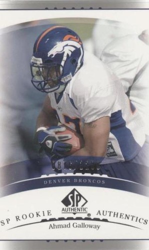 2003 SP Authentic Ahmaad Galloway #168