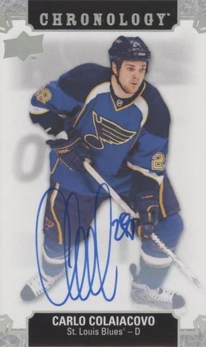 2018-19 Upper Deck Chronology - Carlo Colaiacovo #FH-ST-CC