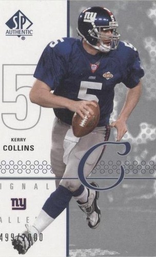 2002 SP Authentic Kerry Collins #123