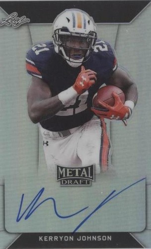 2018 Leaf Metal Draft Kerryon Johnson #BA-KJ1