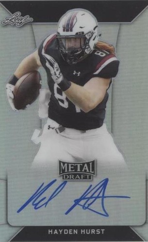 2018 Leaf Metal Draft Hayden Hurst #BA-HH1