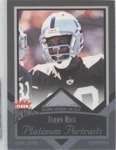 2002 Fleer Platinum Jerry Rice #PP/JR