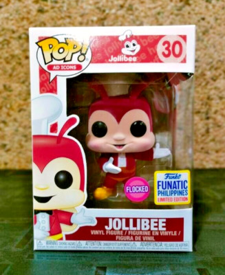 Funko POP! Jollibee Flocked #30 Funko Funatic Philippines Exclusive w/Protector