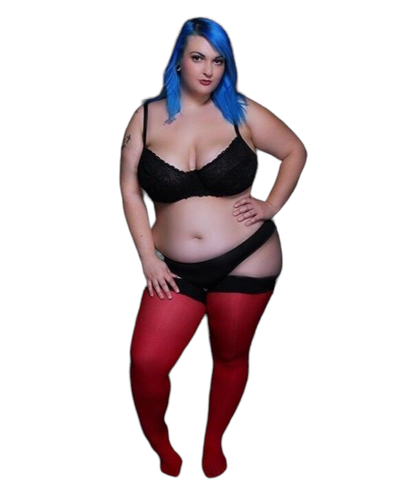 Lace Top 40,60,100 DEN Stay Hold-Ups Stockings Colours 4XL 5XXL 6XXXL 7XXXXL