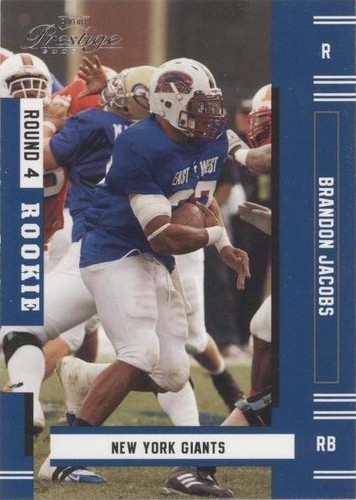 2005 Playoff Prestige Brandon Jacobs #172