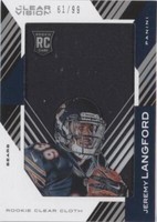 2015 Panini Clear Vision Jeremy Langford #RCC-JL