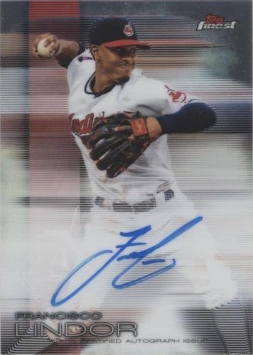 2016 Topps Finest - Francisco Lindor #FA-FL