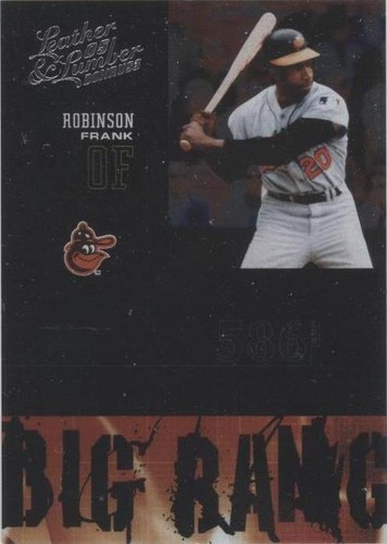 2005 Donruss Leather & Lumber - Frank Robinson #BB-11
