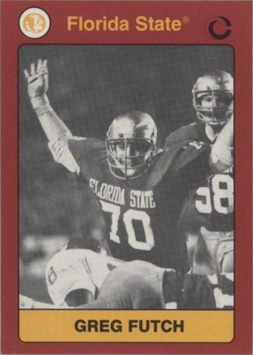 1991 Collegiate Collection Florida State Seminoles Greg Futch #197