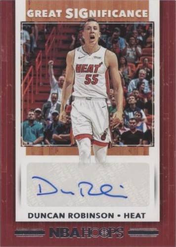 2019-20 Panini NBA Hoops - Duncan Robinson #GS-DRB