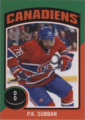 2014-15 O-Pee-Chee - P. K. Subban #ST-9