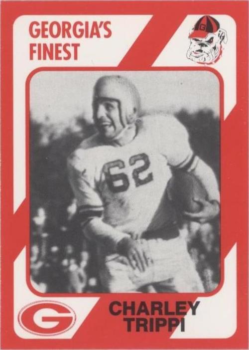 1989 Collegiate Collection Georgia Bulldogs Charley Trippi #156