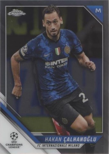 2021-22 Topps Chrome UCL Hakan Calhanoglu #127