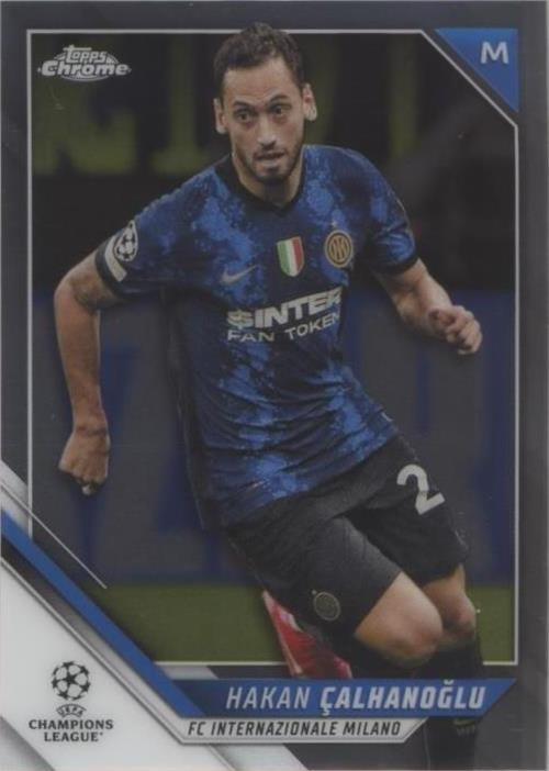 2021-22 Topps Chrome UCL Hakan Calhanoglu #127