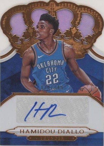 2018-19 Panini Crown Royale - Hamidou Diallo #CR-HDL