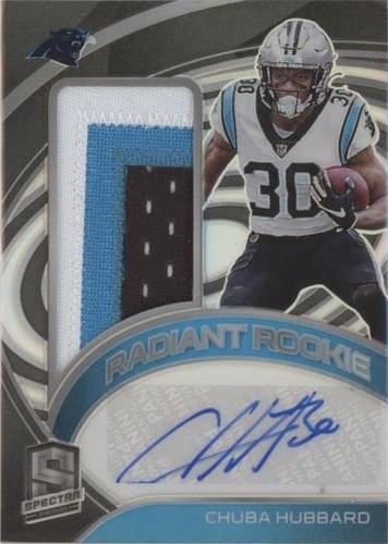 2021 Panini Spectra Chuba Hubbard #RRS-CH