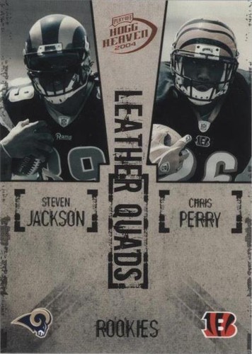 2004 Playoff Hogg Heaven Chris Perry Kevin Jones Steven Jackson #LO-24