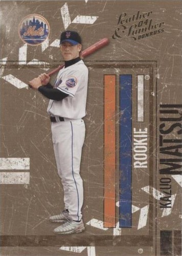 2004 Donruss Leather & Lumber - Kazuo Matsui #174