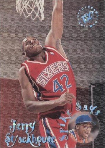 1995-96 Topps Stadium Club - Spike Lee/Jerry Stackhouse #SS8