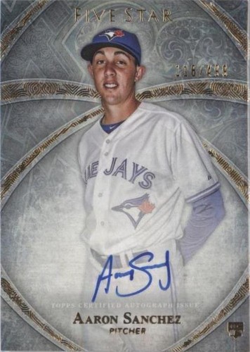 2014 Topps Five Star - Aaron Sanchez #FSA-ASA