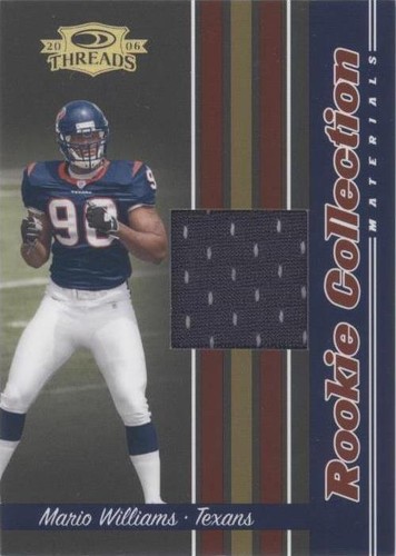 2006 Donruss Threads Mario Williams #RCM-5
