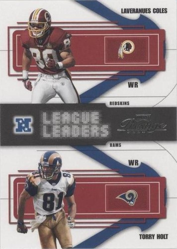 2004 Playoff Prestige Laveranues Coles Torry Holt #LL-15