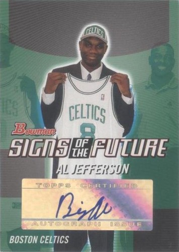 2004-05 Bowman Draft Picks & Prospects - Al Jefferson #SOF-AJ