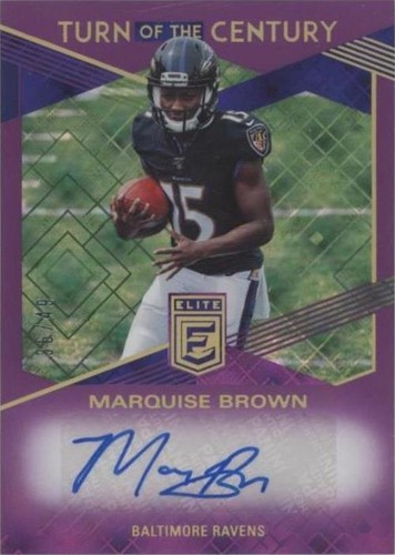 2019 Panini Donruss Elite Marquise Brown #TC-MB