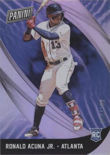 2018 Panini The National Ronald Acuna Jr. Braves RC Rookie Patch