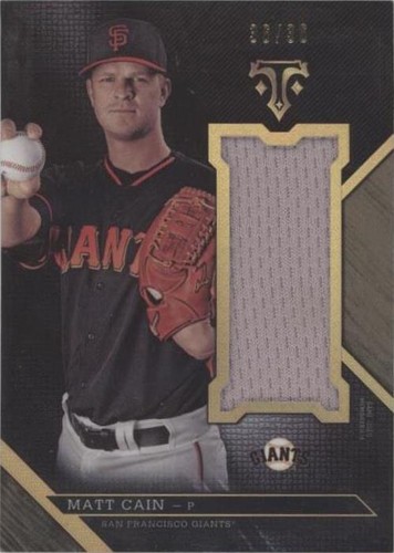 2016 Topps Triple Threads - Matt Cain #UJR-MCN