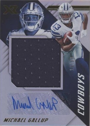 2018 Panini XR Michael Gallup #RJA18