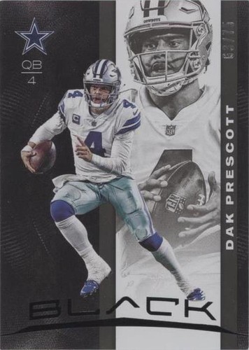 2019 Panini Black Dak Prescott #10