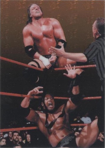 1999 Comic Images WWF SmackDown! Chromium - The Rock Triple H #84