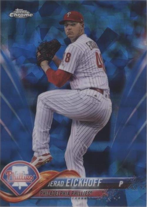 2018 Topps Chrome Sapphire Edition - Jerad Eickhoff #621