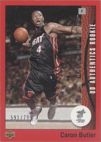 2002-03 Upper Deck UD Authentics - Caron Butler #123