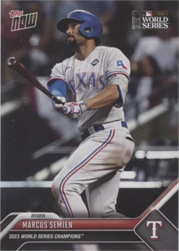 2023 Topps Now World Series Champions Texas Rangers - Marcus Semien #WS-11