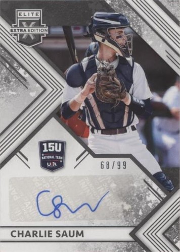 2018 Panini Elite Extra Edition - Charlie Saum #15U-CS