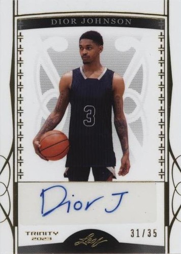 2022-23 Leaf Trinity - Dior Johnson #BA-DJ1