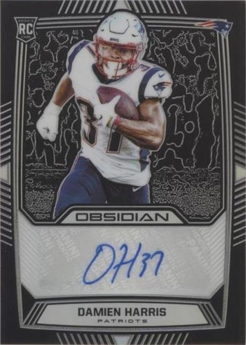2019 Panini Obsidian Damien Harris #RA-DHA