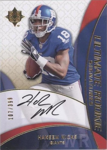 2009 Upper Deck Ultimate Collection Hakeem Nicks #217