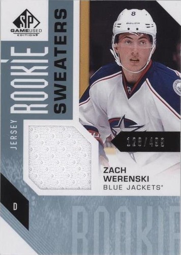 2016-17 SP Game Used - Zach Werenski #RS-ZW
