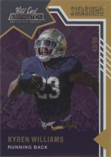 2021 Wild Card Alumination NIL Collegiate Edition Kyren Williams #ANSM-18