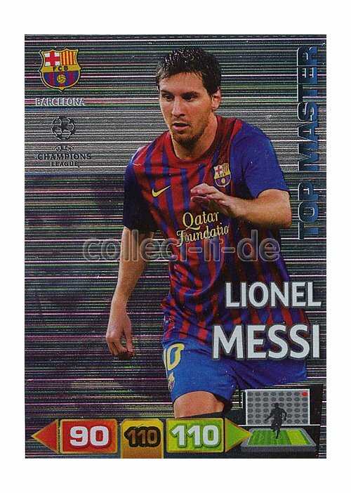 【希少】 11/12 CL仕様 メッシ MESSI オーセン L Panini Adrenalyn XL Champions League 11/12 - 353 - Lionel