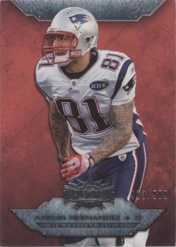 2012 Topps Triple Threads Aaron Hernandez #76