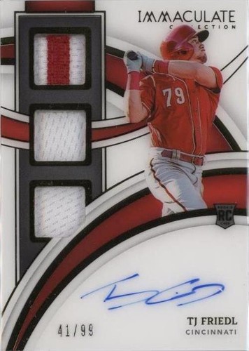 2022 Panini Immaculate Collection - T.J. Friedl #RTMS-TF