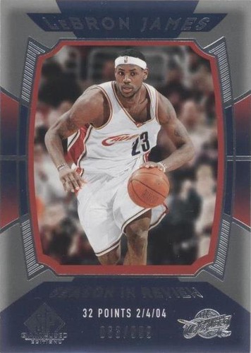 2009-10 SP Game Used LEBRON JAMES/MAGIC JOHNSON #46/50 Combo