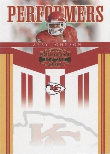 2006 Donruss Gridiron Gear Larry Johnson #PR-30