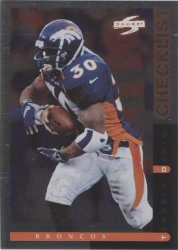 1998 Score Terrell Davis #PP160