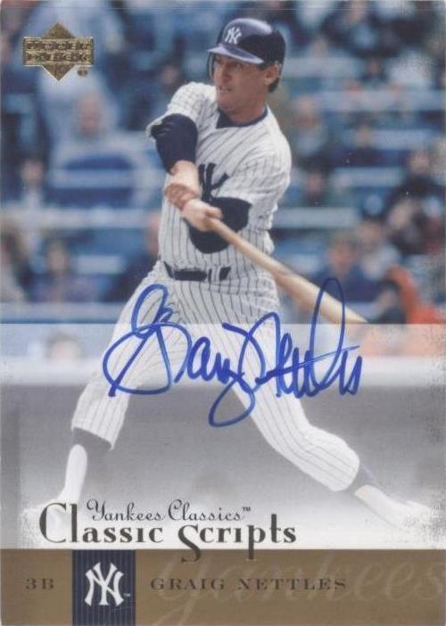 Upper Deck Yankees Classics 2004 - Graig Nettles #AU-27