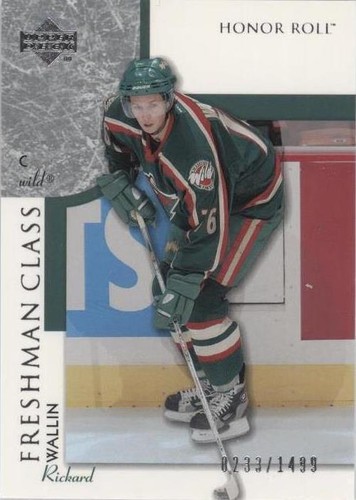 2002-03 Upper Deck Honor Roll - Rickard Wallin #143